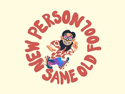 New Person Same Old Fool aftereffects air max day animation 2d california character coronavirus design digital gif hand drawn illustration loop animation nike air max procreate san diego stay home