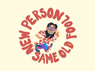 New Person Same Old Fool aftereffects air max day animation 2d california character coronavirus design digital gif hand drawn illustration loop animation nike air max procreate san diego stay home