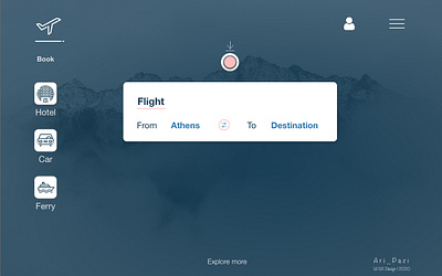 FlyBookShot2 airlines booking design flat minimal ui ux web website