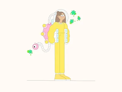 Coronavirus Time 2d adobe illustrator art characterdesign color covid19 dailyui flat illustration people vector