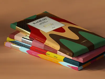 KaoKao brand identity branding chocolate design illustration packaging packaging design tropical