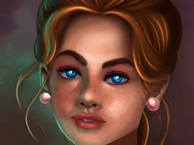 Face digital painting chandrani das chandrani das art design digital illustration digital painting digitalart drawing graphic design portait