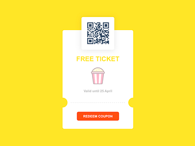 Redeem Coupon daily ui dailyui design