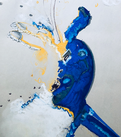 I Remember the First Time He Screamed at Me art charcoal drawing illustration pastels psyche psychology