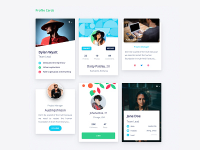 Argon Design System PRO bootstrap 4 card design dailyui design system develop example inspiration pattern premium profile profile card responsive ui ui kit web deisgn web design