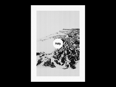 Holy. design illustration type typography