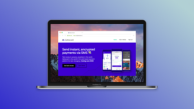 Alphacash Website - Home View uidesign