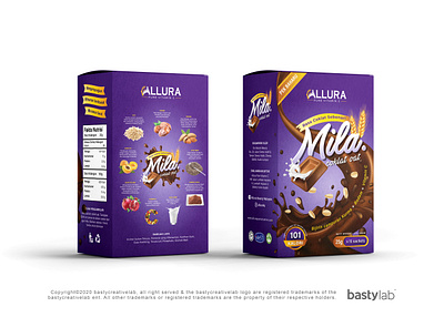 MILA CHOCO OAT DIETARY DRINK branding design graphic graphicdesign milk packaging packagingdesign