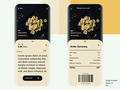 Single Product Design 012 adobe xd best design brand brand design daily 100 challenge daily ui dailyui design figma ios minimal mockup shopping app single product trending typography uiux ux xddailychallenge