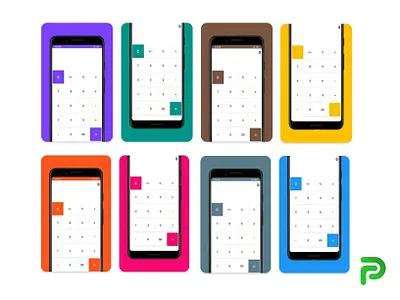 Calculator App UI app icon app logo app logo design branding calculator calculator ui icon illustration logo simple clean minimal app logo ui