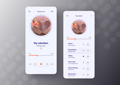 Music player concepte design app music app music player uidesign uiux