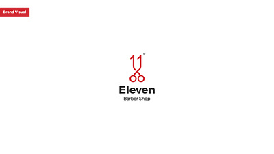 Eleven | Barber Shop 11 barber branding eleven flat illustrator logo master shop vector