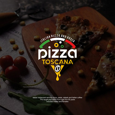 Italian pizza logo