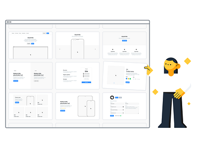 Frames 2 - Web Design Kit for Sketch buttons components components library design elements design tools developer tools figma free icons freebie kit mockups sketch template ui web web design with sketch website websites with frames wireframing