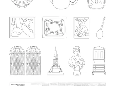 swarovski at the V&A for london design festival design icon illustration vector
