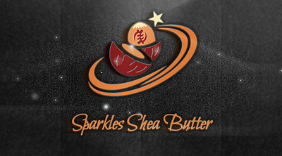 Sparkles Shea Butter Logo app branding business design designs entrepreneur icon illustration logo logodesigner minimalist professional professional logo shear spark star stunning unique vector