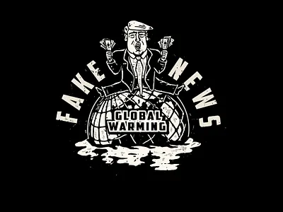 Fake news clasic clothing corruption fake news funny global warming graphic design hipster illustration satire trump tshirt design vector