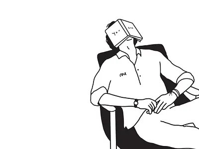 CAPEK | Tired of reading News aji setiawan book character design illustration illustration design illustration digital interface jiaone landingpage