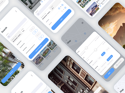 Nors Real Estate App UI Kit app design home house ios light listing mobile property real estate sketch ui ux