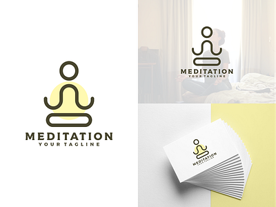 meditation logo design abstract beauty body care design element flower health icon illustration logo lotus meditation sign spa symbol vector wellness yoga zen