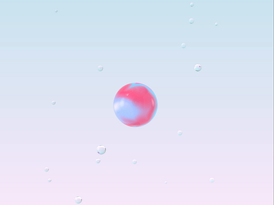 icon exploration #2 3d aep air animation art artist c4d cgi contemporary generative geometic glass logo motion pink simple ui