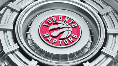 Toronto Raptor Logo Reveal Style Frame 3d art direction branding broadcast cinema4d design graphicdesign logo motion graphics photoshop