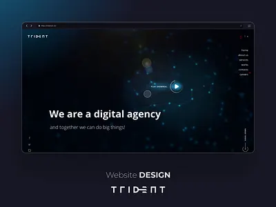 Trident Suisse - Logo & Website Redesign 2 agency bold design figma interactive interface it mobile modern modern website online responsive tech ui uidesign uiux uiuxdesign vector website