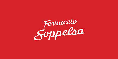 Ferruccio Soppelsa logo redesign branding calligraphy custom custom lettering hand drawn hand lettering handmade lettering lettering logo logo logo design logotype typography