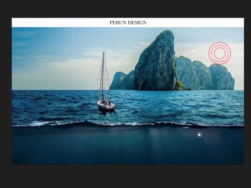 Example of Web UI ocean landing page