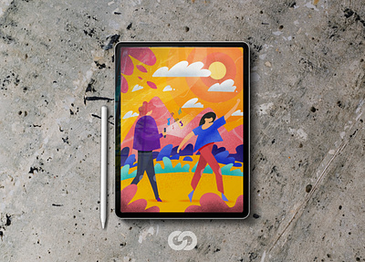 Tik Tok 2020 app art branding color design illustration illustrator music trend ui vector