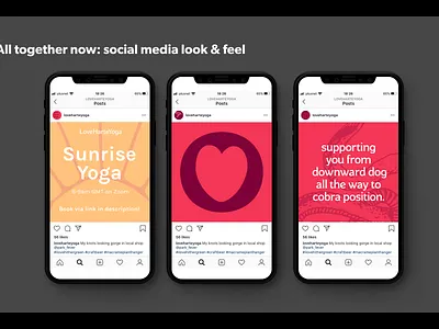 04 Love Harte Yoga brand branding event branding icons illustration instagram instagram banner instagram post instagram stories instagram story marketing typography ui yoga brand yoga logo