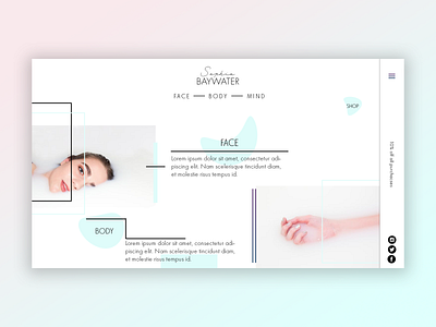 Baywater Landing page clean design design landing page minimal photoshop simple design ui ui designer web design