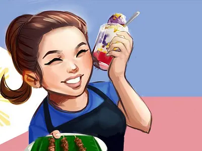 Mama Chen art caricature cartoon cartoon illustration digital digital art digital painting drawings illustration portrait portraits