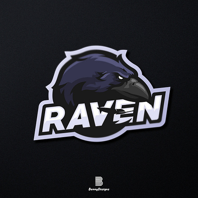 "Raven" eSports Logo design esport esportlogo esports illustration logo mascot mascot design mascot logo mascotlogo