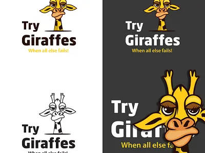 giraffe adobe illustrator design illustrator logo photoshop vector