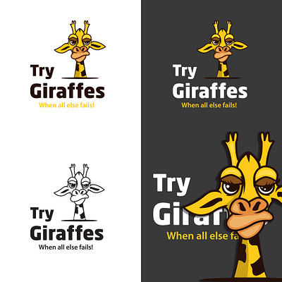 giraffe adobe illustrator design illustrator logo photoshop vector