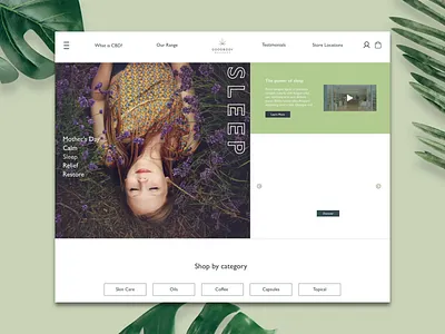 Interactive Homepage 🌿 animation branding digital graphic design homepage design ui ux website