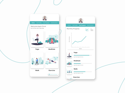 selfcare design selfcare sketchapp ui uxdesign visual design