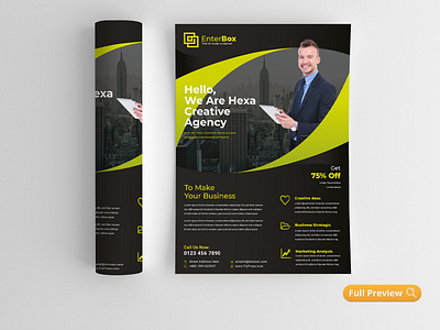 Corporate Flyer a4 advertisement advertising agency business business flyer clean company corporate corporate flyer creative design flyer flyer bundle handout leaflet magazine marketing modern multipurpose