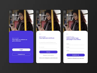 UI Design - App Gabus - Sign In / Sign Up designer ui ui design uidesign uiux