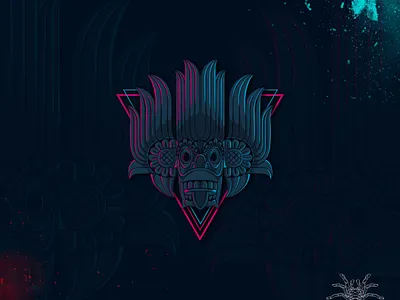 Sri Lankan Traditional Mask Design Art branding design illustration illustrator logo vector