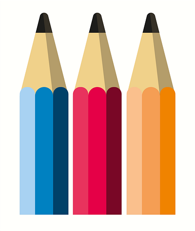 Pencils design illustration illustrator logo pencil pencil drawing