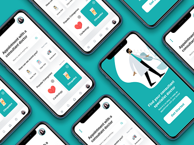 Medical and Patient App UI Design app app ui app ui kit app ui ux clinic app ui medical app medical app ui ui ui ux design ui ux designer ux