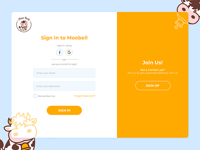 Sign In UI account branding design login login page login screen register sign in sign up signin signup ui