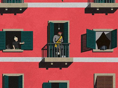 Quarantine in Barci digital illustrations illustration illustration art illustration design illustration digital illustrations illustrations／ui illustrator procreate vector illustration vector illustration ipadpro vector illustrations