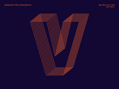 36 Days of Type — Letter V 36days v 36daysoftype 36daysoftype07 challenge design type typedesign typography