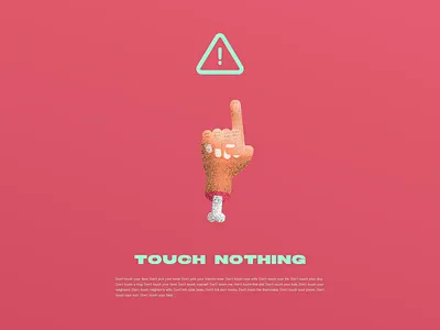 Touch Nothing after effects animation coronavirus covid19 finger hands illustration motion motion design touch
