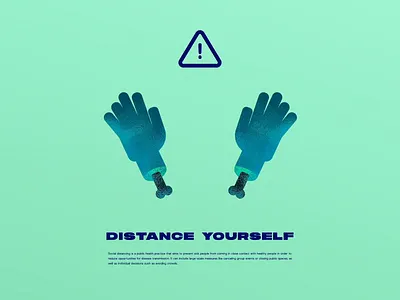 Distance Yourself after effects animation coronavirus covid19 hands illustration motion motion design social distancing