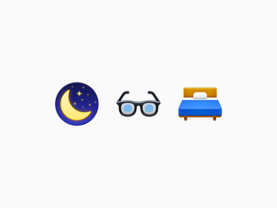 Sleep Icons bed glasses icon mac icon macos icon osx icon moon myopia night sky operating system icon os icon presbyopia reading glasses realistic icon app icon sandor short sight skeu icon skeuomorph icon skeuomorphism icon sleep spiral starry sky user interface icon ui icon gui