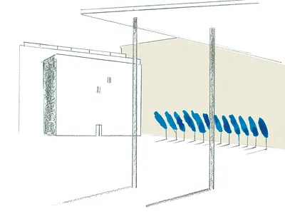 Nobody is around 🍃 branding coronavirus creative digitaldrawing drawing dribbble editorial empty graphicdesign illustration illustrator illustrazione inspiration lines march minimal quarantine spring tree watercolor